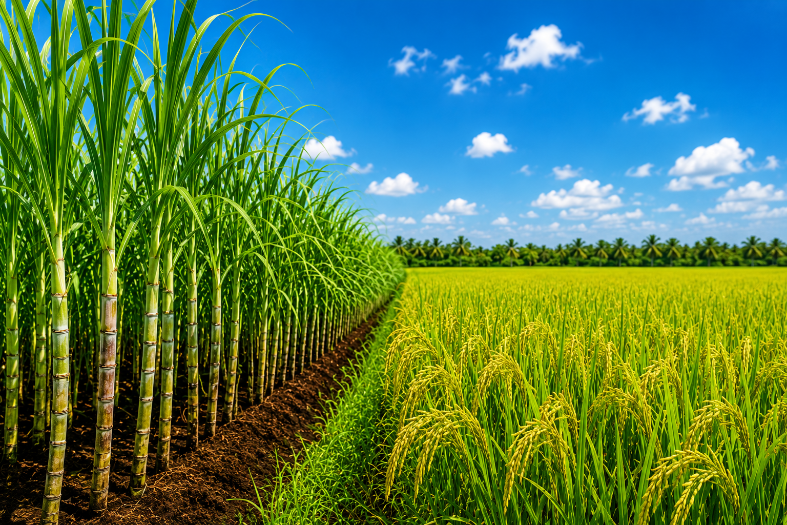 Sugarcane & Paddy